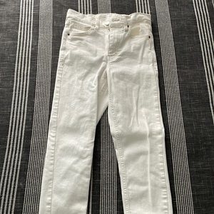 Topshop white denim pant